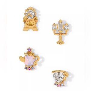 Disney Princess Be our Guest Beauty and the Beast earring set